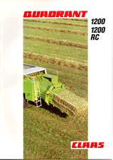 Verkaufsprospekt Claas Quadrant 1200 und 1200 RC