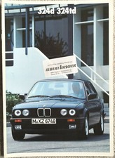 BMW 324d 324td (E30)- Prospekt