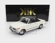 1:18 KK SCALE Bmw 1600-2 Cabrio White 1968 With Removable Soft-Top KKDC181102 Mo