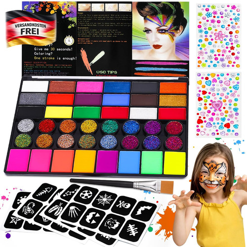 Kinderschminke set farben - kinderschminke, 42
