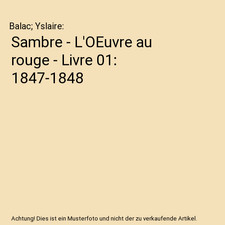 Sambre - L'OEuvre au rouge -