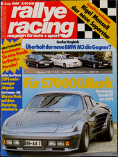 Rallye Racing 08/86 Gemballa-Porsche 911, Kissling-Opel Manta GSi, Koenig-Tuning