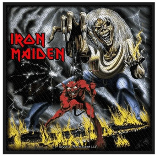 Iron maiden patch number of - ·,