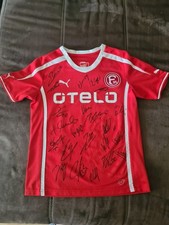 Unikat. T Shirt. Fortuna Düsseldorf. 22 Orig Autogramme. 2024 /25. Kinder. 