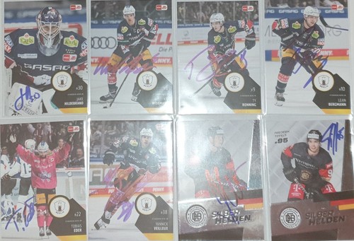 Del playercards signiert - playercards,