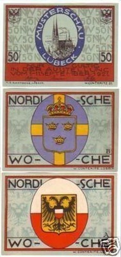 Banknoten notgeld nordische - banknoten,