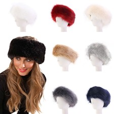 Frauen Winter Wärmere Kunstpelzmütze Russischer Ohr Schneemütze Ski Pelz Hüte