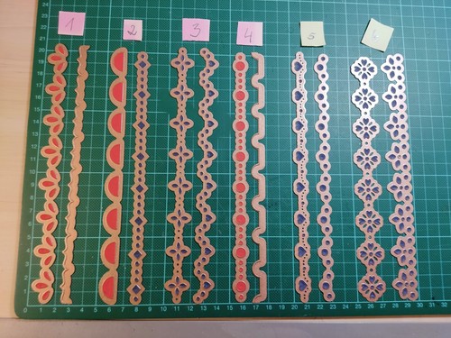 Stanzschablonen versch sets - stanzschablonen,6, versch.