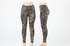 Leggings Damen Frauen Leopard