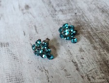 Konplott Türkis Ohrstecker Trauben Magic Fireball Blau Boho