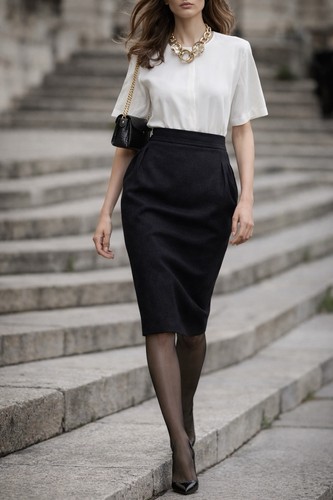 Yves saint laurent - saint, etuikleid