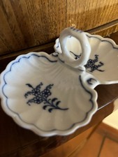 Porzellan menage blau saliere - blau,