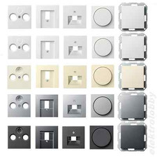 Gira Abdeckung System 55 Auswahl- reinweiß glänzend/matt,cremeweiß,alu,anthrazit