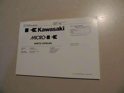 2010 parts catalog - parts,