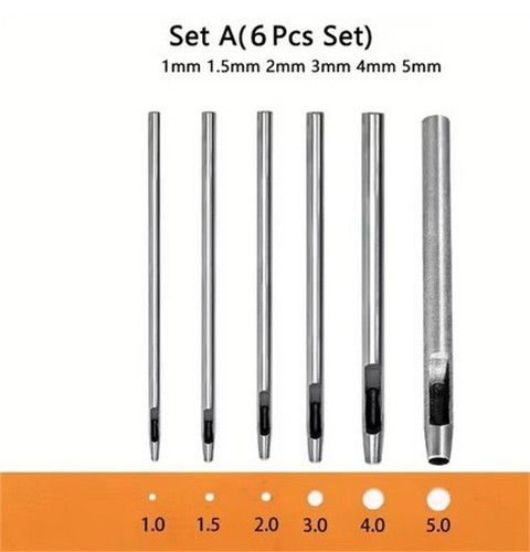 Stück locheisen set mm - stück,