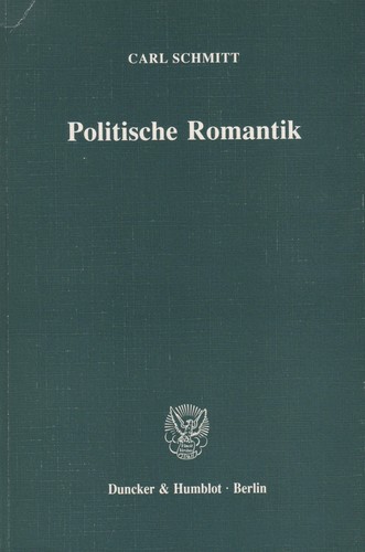 Buch politische romantik - politische,