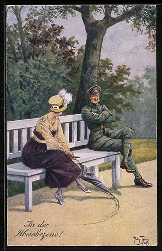Künstler arthur thiele - künstler-ak,