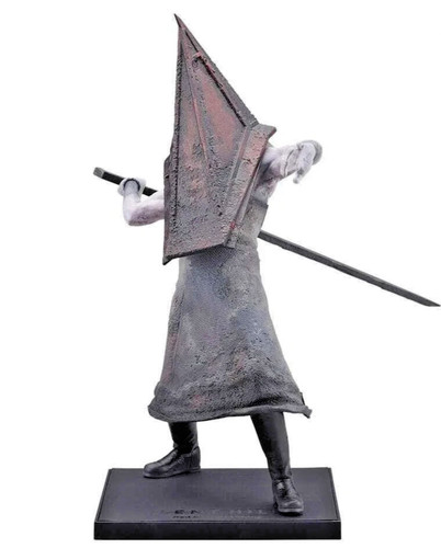 Red pyramid thing pvc statue - red, /