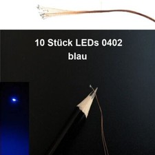 SMD LED 0402 0603 0805 1206 mit Kabel Kupferlackdraht Draht LEDs 10 Stück