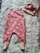 Strampler mit Mütze Neu Handmade Größe 56 Motiv Fuchs