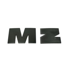 Buchstabe und tank mz - m, z