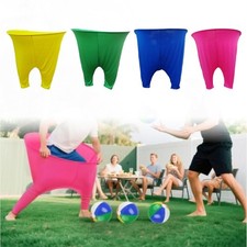 Oma Hose Outdoor Garten Spiel Set mit Bällen und Luftpumpe für Familienspaß