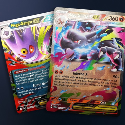 Mega glurak gengar - mega, &