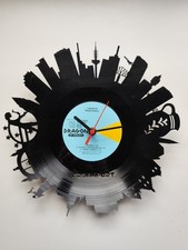 Frankfurt Skyline Uhr Vinyl