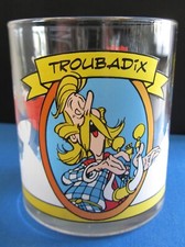 nutella - Sammelglas aus 2001 - Asterix und Obelix - hier: TROUBADIX - gebraucht