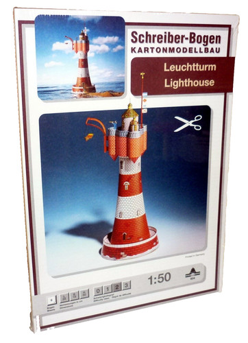 Kartonmodellbau leuchtturm - +,