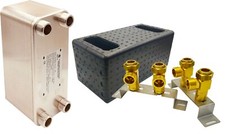 Nordic Tec Ba-32 Edelstahl Plattenwärmetauscher Optionale Isolierung 125kW-285kW