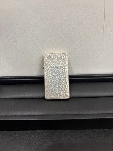 Zippo sterling silver - silver, textured