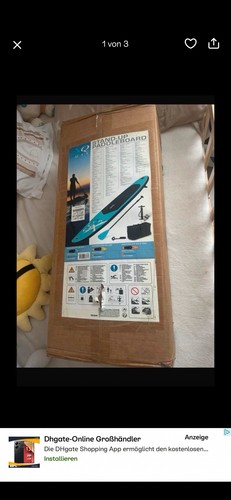 Surfbrett stand paddle - up,