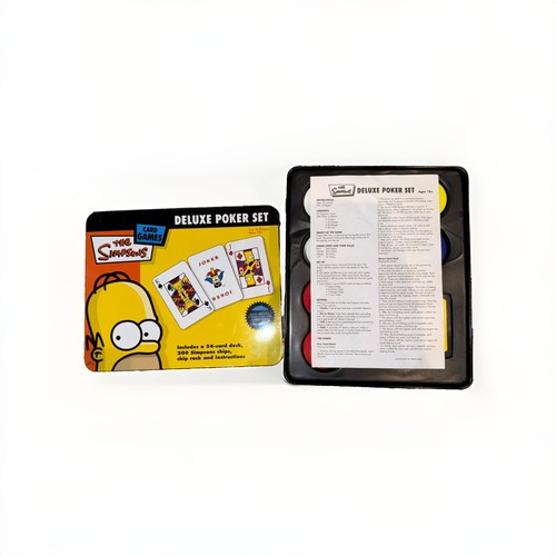 Simpsons deluxe poker - deluxe, set