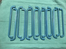 Baisch Dentalmöbel Griffe , Farbe türkis ,15 Stück