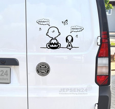 Aufkleber Snoopy Charly ca