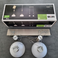 WOFI Deckenhängelampe 2 Glasschirme