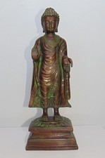 Stehender bronze buddha - 39, cm