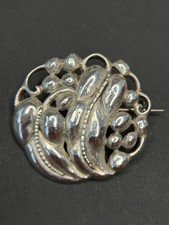 Jugendstil Brosche Silber
