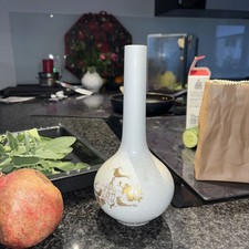 Rosenthal Romanze Vase Golddekor Design Bjorn Wiinblad H 21 mit  OVP