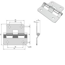 Schwerlastscharniere