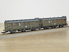 ROCO  H0  2x preuss. Abteilwagen-DRG  2. u. 3. Kl   44206C + 44207C  KKK  OVP