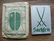 Auto Kühler , Motorrad Plakette , Heimatwerk   Sachsen  , Aurich Dresden