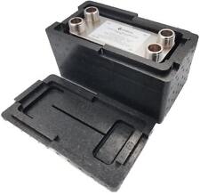 Edelstahl PlattenWärmetauscher Heizung SANITLINE 50-180kW 4x 1" + Zubehör UE