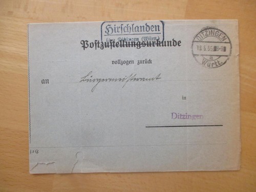 Landpoststempel - (1089),