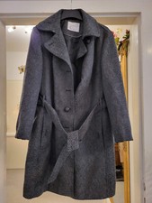 Mantel in anthrazit/grau mit Struktur Größe 44 von CANDA