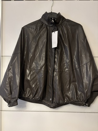 Zara kunstlederjacke - zara, gr.