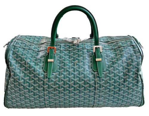 Goyard green boeing duffel - green,