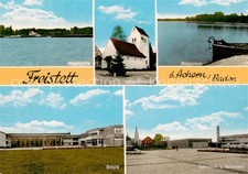 Freistett Rheinpartie Heide Kirchlein Baggersee Schule Schwimm und Sporthalle