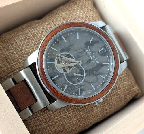 Holzkern automatik armbanduhr - holzkern,